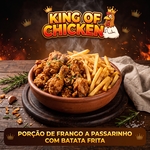 Porção Frango a Passarinho C/ Batata Frita